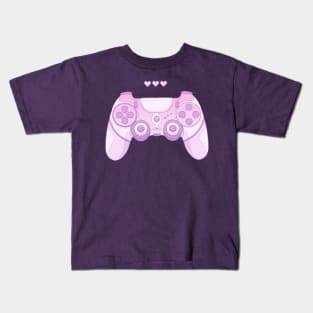 Cute game controller Purple Kids T-Shirt